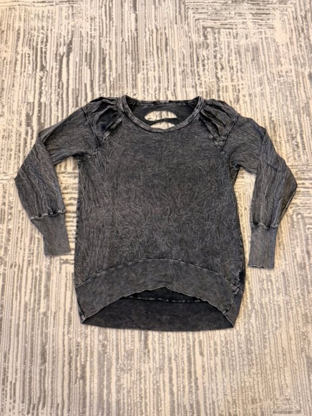 NEW Urban X women's small charcoal BOUTIQUE top Retails $79.99